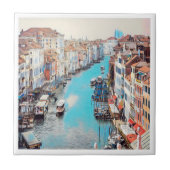 自民党ヴェネツィア-リアルトからの大運河の眺め タイル (正面)