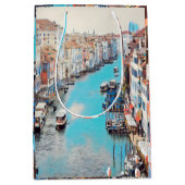 自民党ヴェネツィア – リアルトからグランドカナルの景色 ミディアムペーパーバッグ (正面)