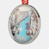 自民党ヴェネツィア – リアルトからグランドカナルの景色 メタルオーナメント (左)