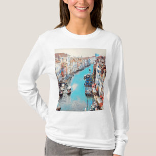 自民党ヴェネツィア – リアルトからグランドカナルの景色 Tシャツ