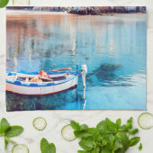 自民党 – シチリア – ビーチ – パノラマ キッチンタオル (折り畳み)