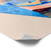 自民党 – シチリア – ビーチ – パノラマ ポスター (角)