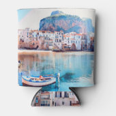 自民党 – シチリア – ビーチ – パノラマ 缶クーラー (正面)