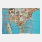 自民党ATRANI.- Amalfi Coast - キッチンタオル (横)