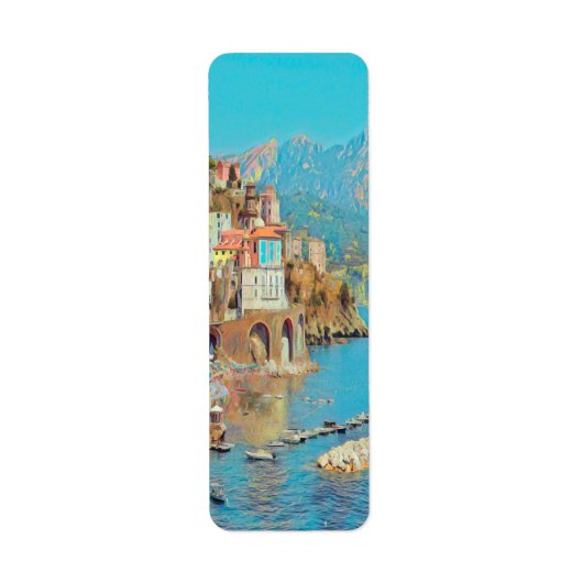 自民党ATRANI.- Amalfi Coast - ラベル (正面)