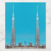 自民党BURJ KHALIFA – ドバイ –  ワインラベル (シングルラベル)