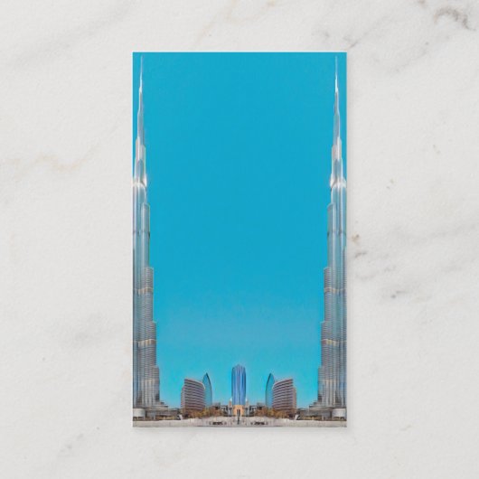 自民党BURJ KHALIFA – ドバイ – 名刺 (裏面)