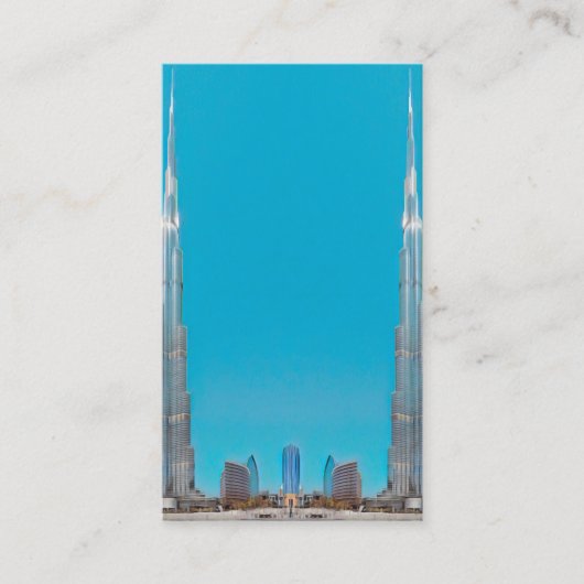 自民党BURJ KHALIFA – ドバイ –  名刺 (正面)