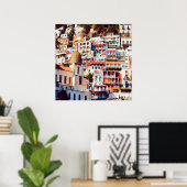 自民党POSIANO – 町 – 教会サンタマリアアスンタ –  ポスター (ホームオフィス)