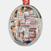 自民党POSIANO – 町 – 教会サンタマリアアスンタ – メタルオーナメント (左)