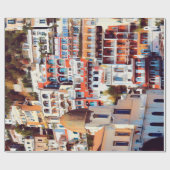 自民党POSIANO – 町 – 教会サンタマリアアスンタ –  ラッピングペーパー (フラット)