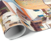 自民党POSIANO – 町 – 教会サンタマリアアスンタ –  ラッピングペーパー (ロールコーナー)