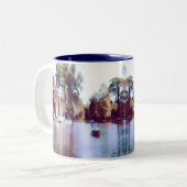 自民党VILLA BORGHESE GARDENS – ローマ – ツートーンマグカップ (正面左)