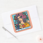 自気に分の愛をやる気を起こさせる得 スクエアシール (封筒)