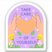 自気に分の持ち帰り» Sticker – 高揚感と位置 シール (正面)