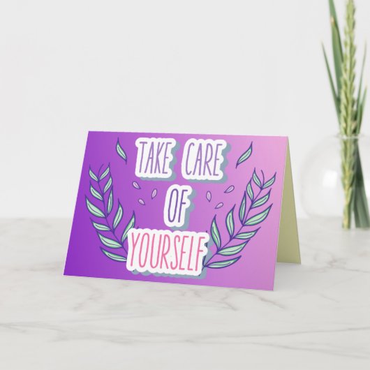 自気に由に カード (正面)