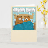 自然おもしろいの催眠誕生日 カード (黄色い花)