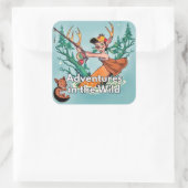 自然お洒落とおもしろいの融合 スクエアシール (バッグ)