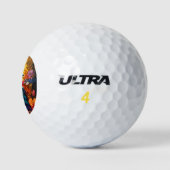 自然お洒落ブルーバードNo 2 ゴルフボール (ロゴ)