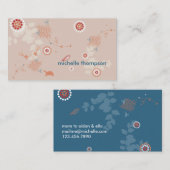 自然お洒落ママ通話カード コーリングカード (正面/裏面)