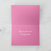 自然かわいらしの国のシーン、素朴な自分の言葉 カード (内部)