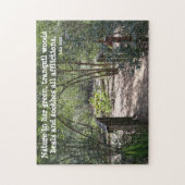 自然かわいらしウォーク、John Muirからの引用文 ジグソーパズル (縦)