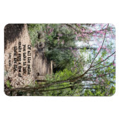 自然かわいらしウォーク、John Muirからの引用文 マグネット (横)