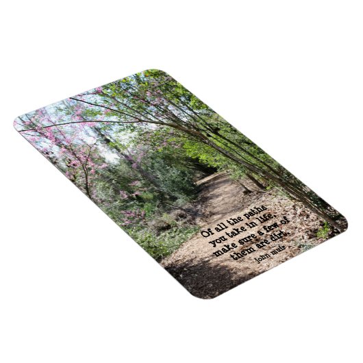 自然かわいらしウォーク、John Muirからの引用文 マグネット (右側)