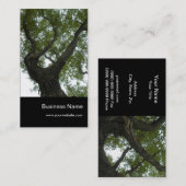 自然か常緑のクスノキ 名刺 (正面/裏面)