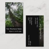 自然か常緑のヌマスギ 名刺 (正面/裏面)