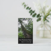 自然か常緑のヌマスギ 名刺 (スタンド正面)