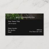 自然か常緑のヌマスギ 名刺 (裏面)