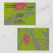 自然か汚染されていないはすのどは名刺を浮彫りにします 名刺 (正面/裏面)