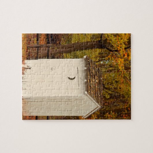 -自然が呼ぶ場合の田園-離れ家 ジグソーパズル (横)