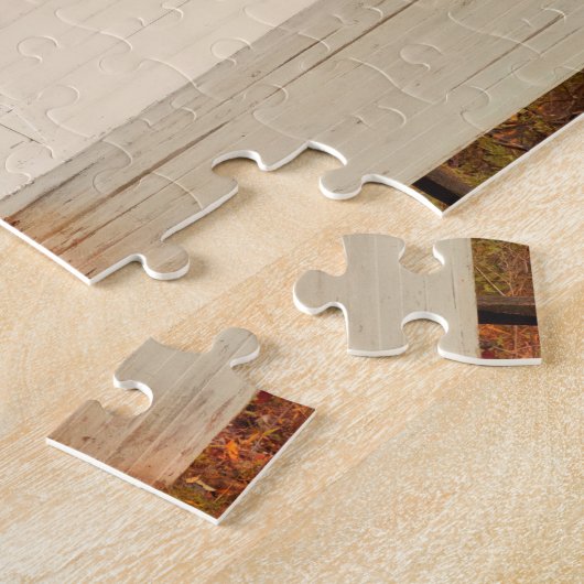 -自然が呼ぶ場合の田園-離れ家 ジグソーパズル (側面)