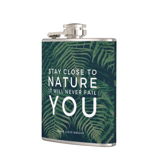 自然が失敗しない引用文のヤシの木 フラスク (左)