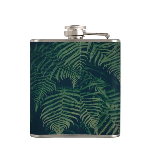 自然が失敗しない引用文のヤシの木 フラスク (裏面)