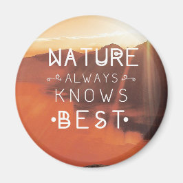 自然が常にランドスケープ最高の引用文を知る マグネット