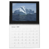 自然が彼女に向素晴らしかって カレンダー (1月 2027)