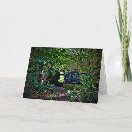 「自然が忘れられた者を 召し取る」誕生日カード カード