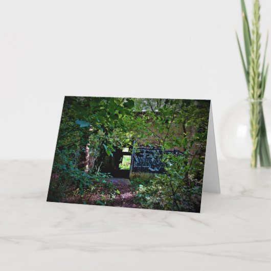 「自然が忘れられた者を 召し取る」誕生日カード カード (正面)