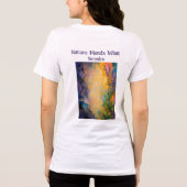 自然が治す－癒しの肖像 トライブレンドＴシャツ (裏面)