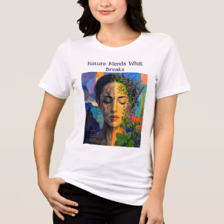 自然が治す－癒しの肖像 トライブレンドＴシャツ