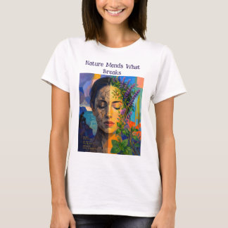 自然が治す－癒しの肖像 Tシャツ