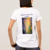 自然が治す－癒しの肖像 Tシャツ (裏面)