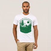 自然が私のコンパス Tシャツ (正面フル)