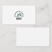 自然が電話をするときは常にゴルフに出る 名刺 (正面/裏面)
