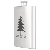 自然こうもりの最後 フラスク (左)