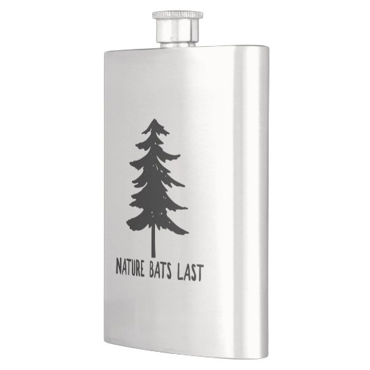 自然こうもりの最後 フラスク (左)