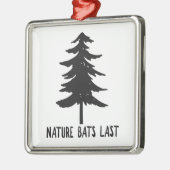 自然こうもりの最後 メタルオーナメント (左)
